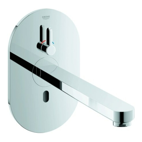 Grohe Fertigmontageset Eurosmart CE cr, Infrarot-Waschtischarmatur, 230 V, m Mi., A 17,2cm