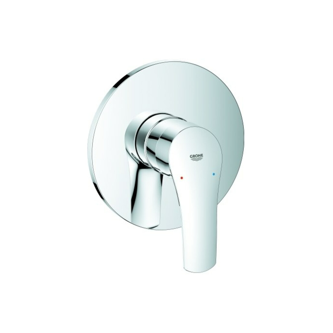 Grohe Fertigmontageset Eurosmart chrom, für Einhebel-Brausemischer