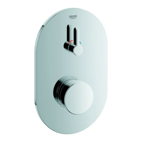 Grohe Fertigmontageset Eurosmart CT UP-Brause-Selbstschlussarm., m Mi., chr