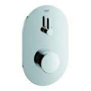 Grohe Fertigmontageset Eurosmart CT UP-Brause-Selbstschlussarm., m Mi., chr