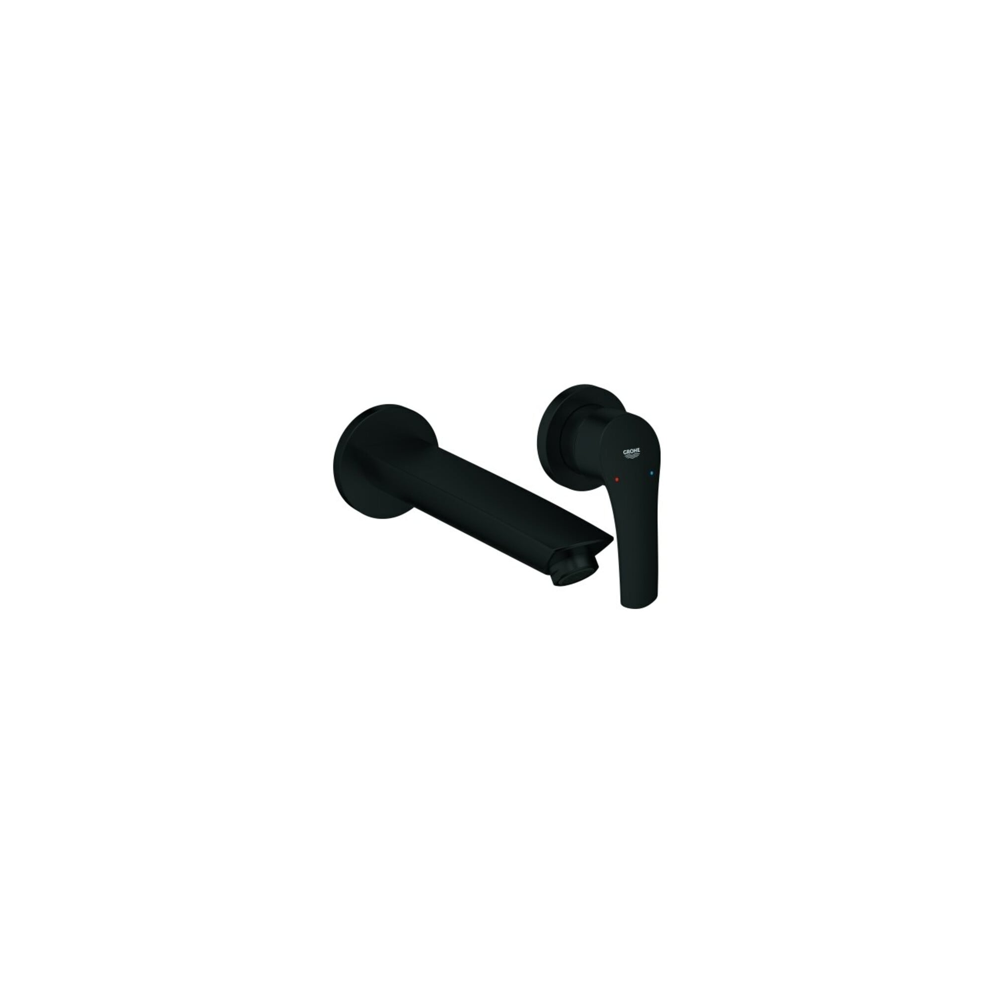 Grohe Fertigmontageset Eurosmart UP-2-Loch-WT-Arm, Ausl. 21,1cm, ma bla
