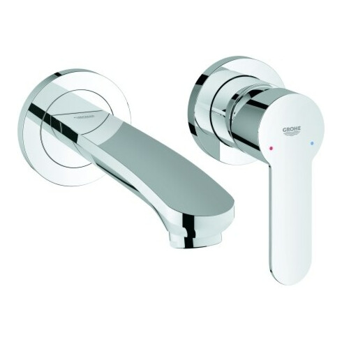 Grohe Fertigmontageset Eurostyle C cr, 2-L-WTA, Metal-Hebelgr., Ausl. 171mm