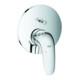 Grohe Fertigmontageset Eurostyle UP-WA.-EHM, geschl. Metal-Hebelgr., chr-1
