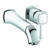 Grohe Fertigmontageset Grandera UP-2-Loch-Waschtischarmatur, Ausl. 23,4cm, ch