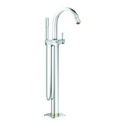 Grohe Fertigmontageset Grandera UP-WA.-EHM, 1/2", Bodenmont., chr/gold