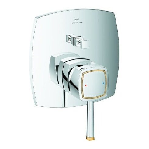 Grohe Fertigmontageset Grandera UP-Wannen-Einhebelmischer, chrom/gold