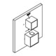 Grohe Fertigmontageset Grohtherm Cube UP-Brausethermostat, mit Absperrventil, chrom-4