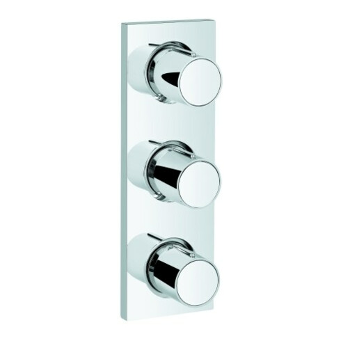 Grohe Fertigmontageset Grohtherm F UP-Ventil, 3-fach, chrom