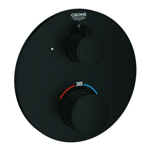 Grohe Fertigmontageset Grohtherm UP-Br-THM, m 1 Absperrventil, rd, ma bla