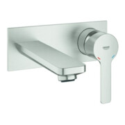 Grohe Fertigmontageset Lineare superst., 2-L-WT-Wd.-Arm., Ausl. 14,9cm