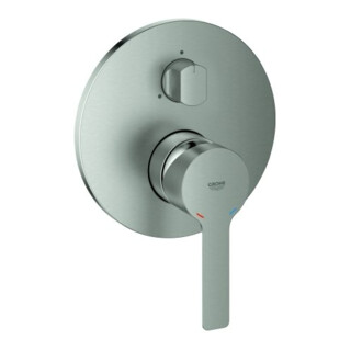 Grohe Fertigmontageset Lineare UP-EHM, m 3-Wege-Umstellung, supersteel