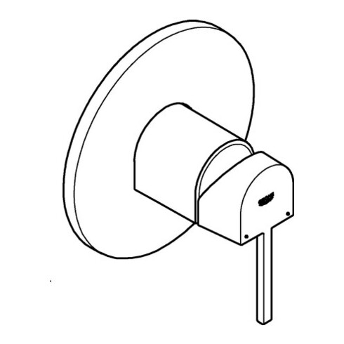 Grohe Fertigmontageset PLUS UP-Brause-Einhebelmischer, chrom