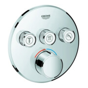 Grohe Fertigmontageset SmartControl UP-EHM, m 3 Absperrventilen, rund, chrom