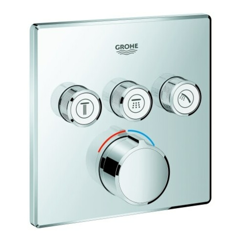 Grohe Fertigmontageset Smartcontrol vc, digi. Mischer, m 3 Absperrventilen