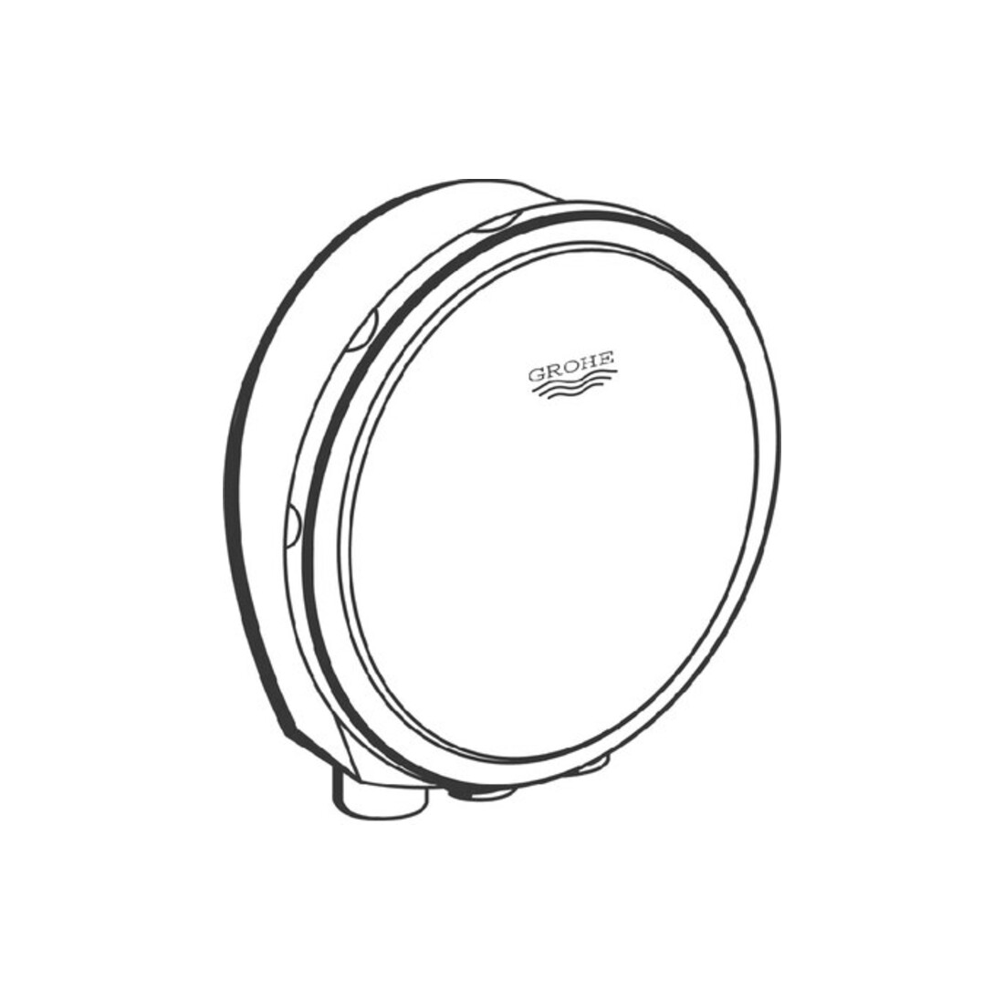 Grohe Fertigmontageset Talentofill C sr g, Wannenfüll-/Ab u Überlaufgarn.