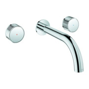 Grohe Fertigset Atrio Private Collection UP-3-L-Waschtischarmatur, Wandmontage, chrom
