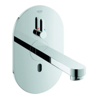 Grohe Fertigset Cosmopolitan E Bluetooth A 17,2cm, cr, Infrarot-Waschtischarmatur, m Trafo