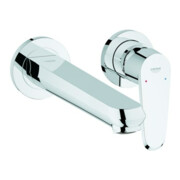 Grohe Fertigset Eurodisc Cosmopolitan 2-Loch-Waschtischarmatur, Ausladung 22,5cm, chrom