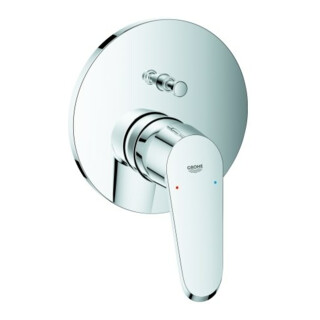 Grohe Fertigset Eurodisc Cosmopolitan chrom, UP-Wannenarmatur