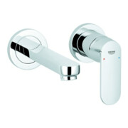Grohe Fertigset Eurosmart Cosmopolitan UP-2-Loch-Waschtischarmatur, Ausl. 17cm, chrom