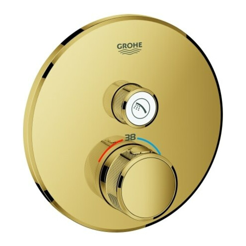 Grohe Fertigset Grohtherm Smartcontrol C sunr, rd, UP-THM, 1 Absperrventil