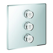 Grohe Fertigset Grohtherm Smartcontrol chrom, eckig, 3-fach Unterputzventil