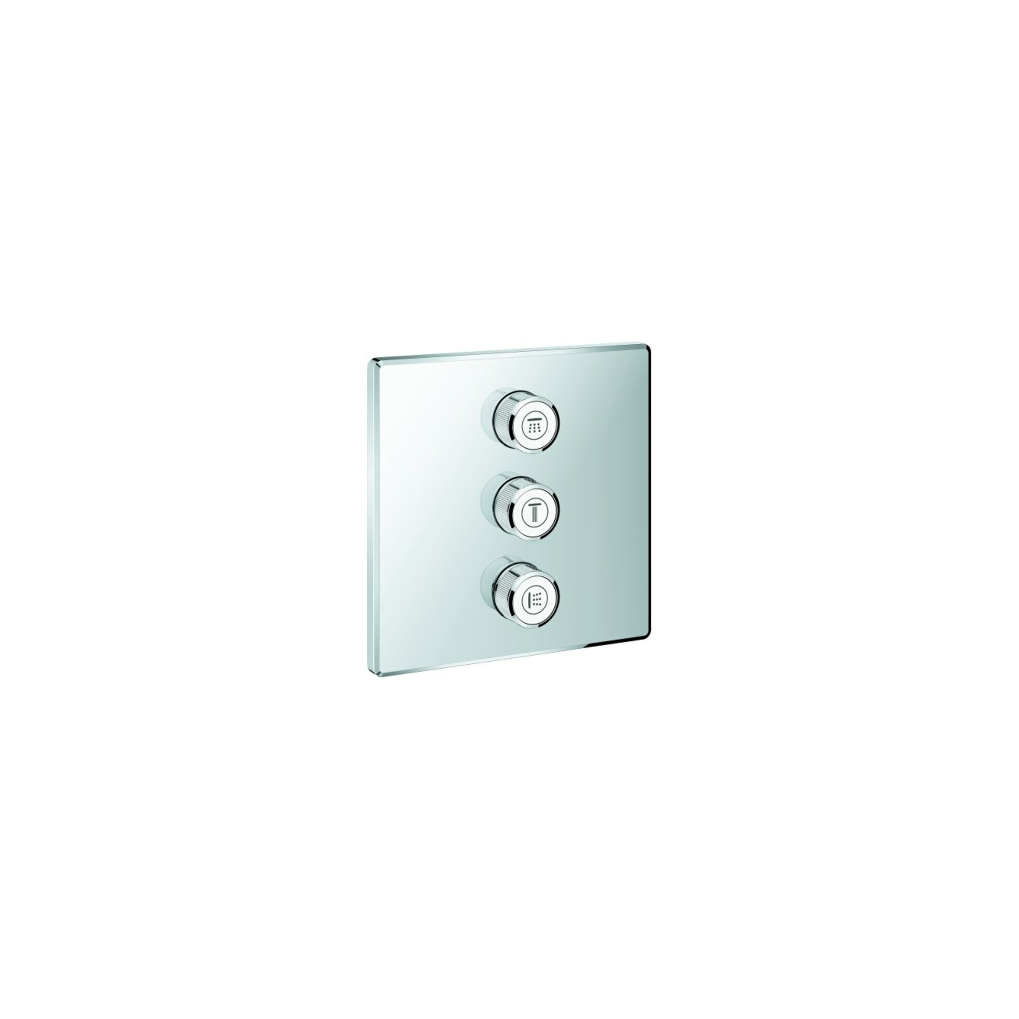 Grohe Fertigset Grohtherm Smartcontrol chrom, eckig, 3-fach Unterputzventil