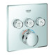 Grohe Fertigset Grohtherm Smartcontrol encastré, 3 vannes d'arrêt, carré, chrome-1