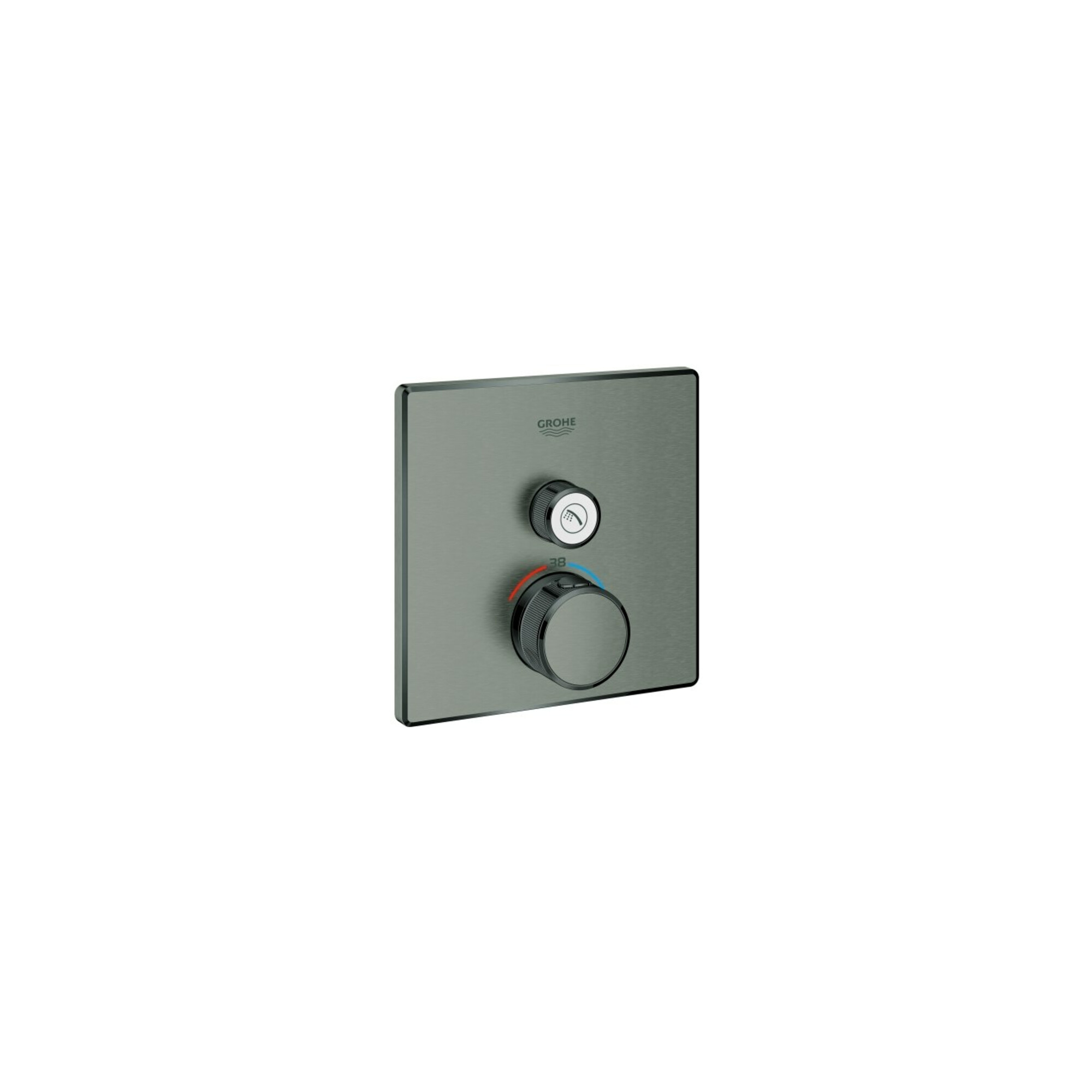 Grohe Fertigset Grohtherm Smartcontrol h grap geb., eck, UP-THM, 1 Absperrventil