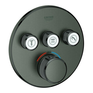 Grohe Fertigset Grohtherm Smartcontrol h graph. geb., rd, UP-THM, 3 Absperrvtl.