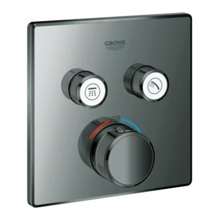 Grohe Fertigset Grohtherm Smartcontrol hd graph., eck, UP-THM, 2 Absperrventile