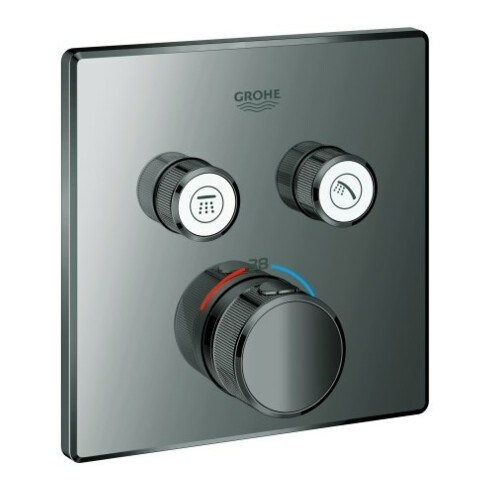 Grohe Fertigset Grohtherm Smartcontrol hd graph., eck, UP-THM, 2 Absperrventile