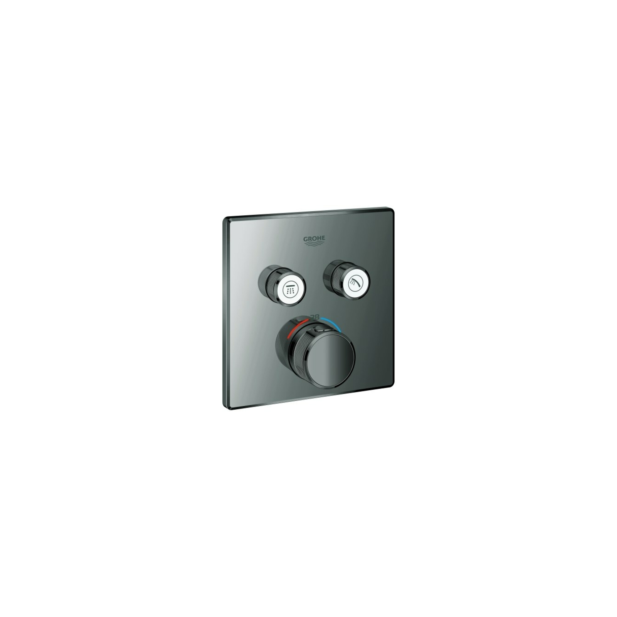 Grohe Fertigset Grohtherm Smartcontrol hd graph., eck, UP-THM, 2 Absperrventile