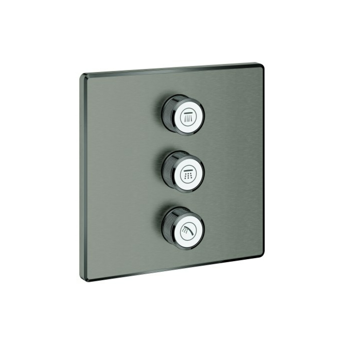 Grohe Fertigset Grohtherm Smartcontrol hd graph. geb., eck, 3-fa. UP-Ventil