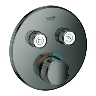 Grohe Fertigset Grohtherm Smartcontrol hd graph., rd, UP-THM, 2 Absperrventile