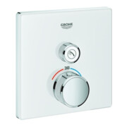 Grohe Fertigset Grohtherm Smartcontrol moon wh., eck, UP-THM, 1 Absperrventil