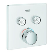 Grohe Fertigset Grohtherm Smartcontrol moon wh., eck, UP-THM, 2 Absperrventile