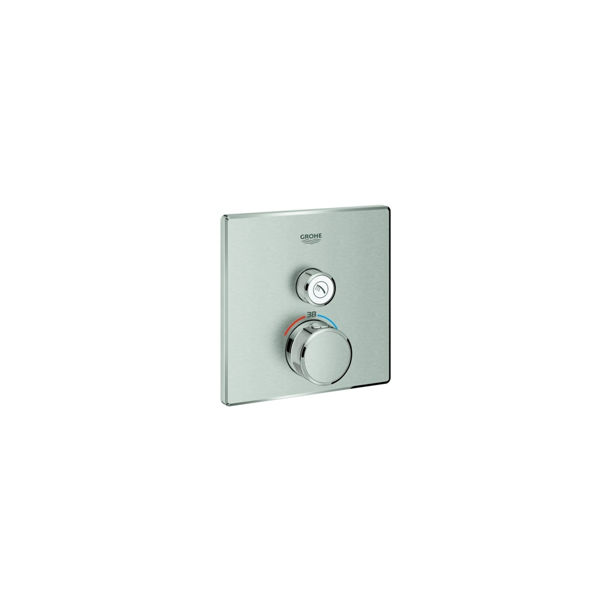 Grohe Fertigset Grohtherm Smartcontrol superst., eck, UP-THM, 1 Absperrventil