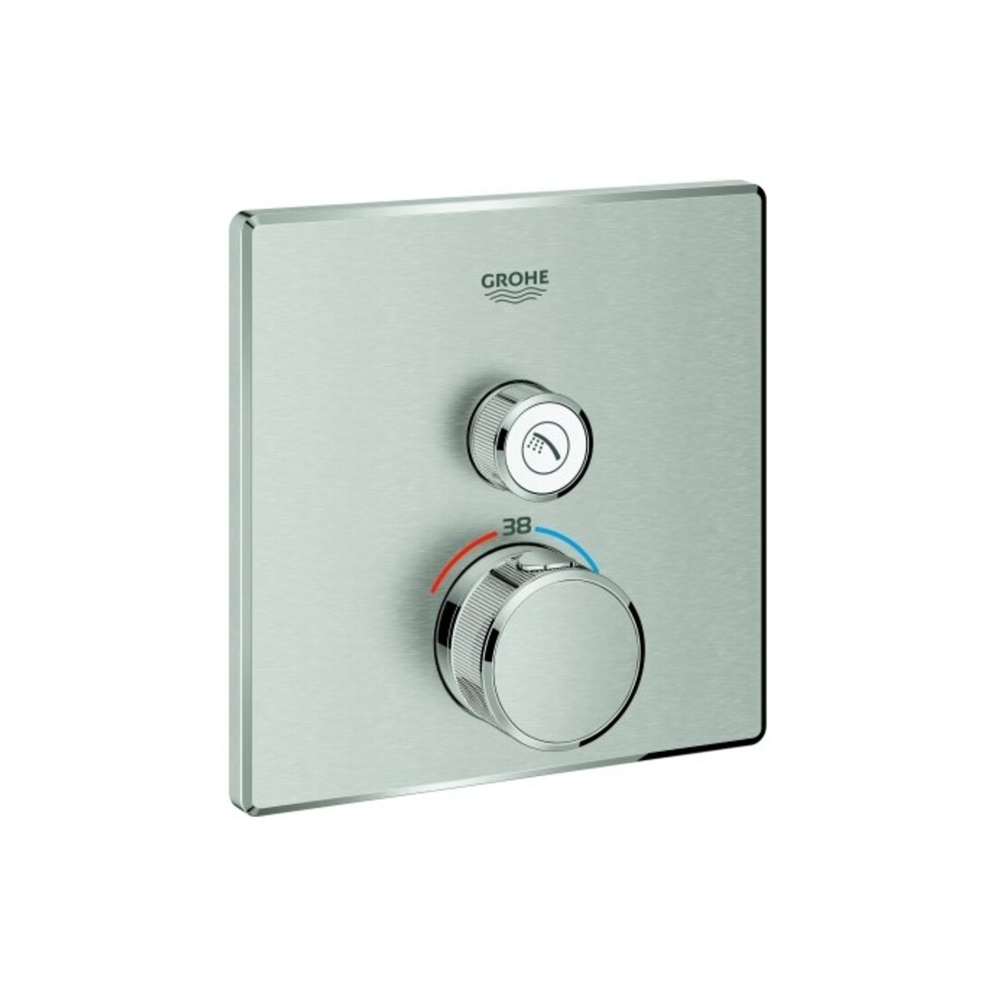 Grohe Fertigset Grohtherm Smartcontrol superst., eck, UP-THM, 1 Absperrventil