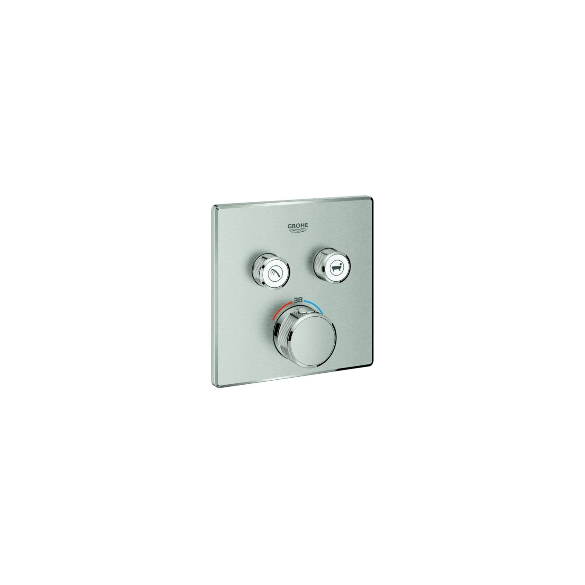 Grohe Fertigset Grohtherm Smartcontrol superst., eck, UP-THM, 2 Absperrventile