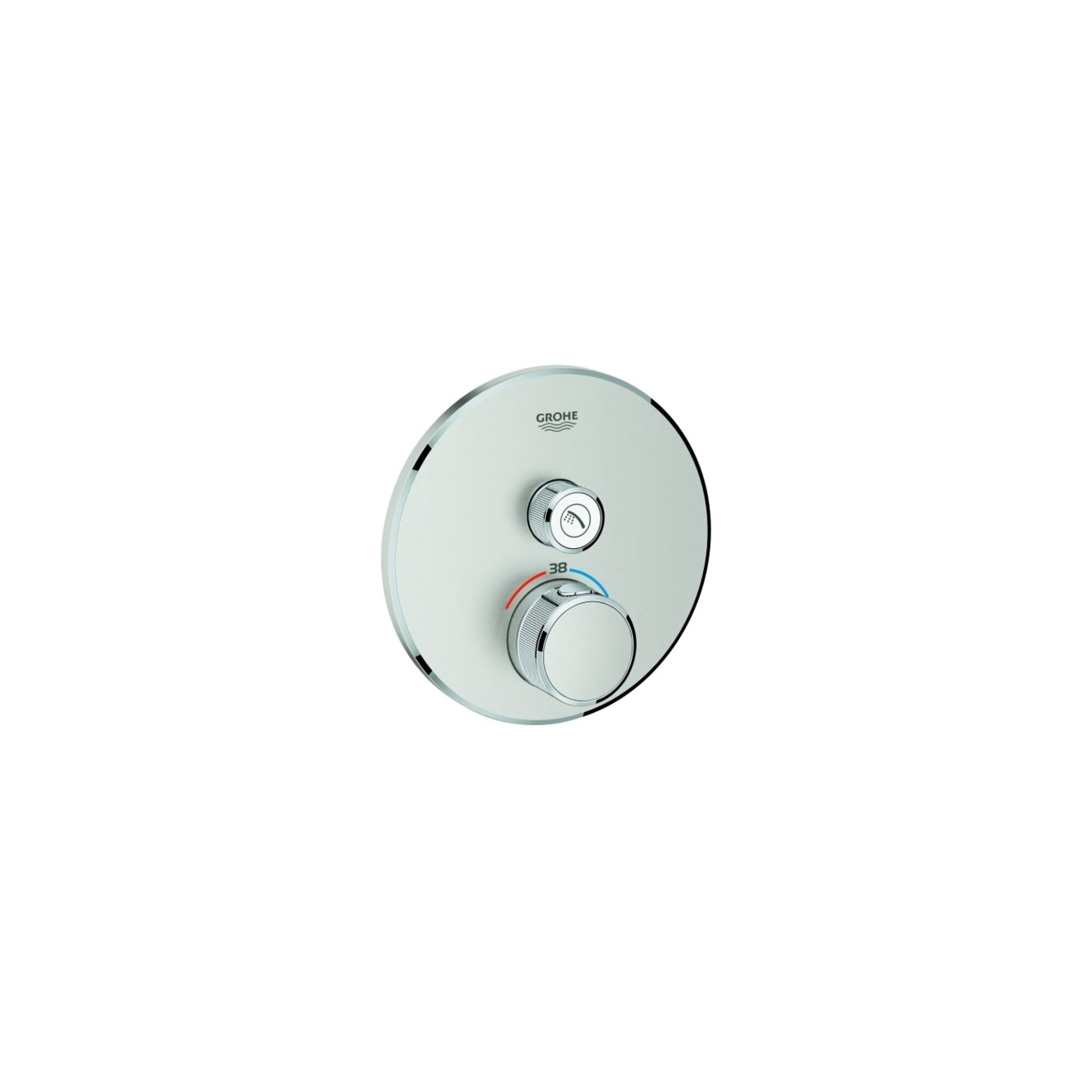 Grohe Fertigset Grohtherm Smartcontrol superst., rd, UP-THM, 1 Absperrventil