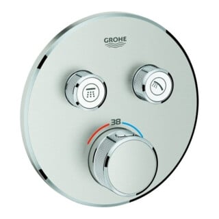 Grohe Fertigset Grohtherm Smartcontrol superst., rd, UP-THM, 2 Absperrventile