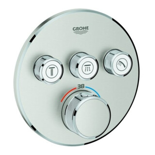 Grohe Fertigset Grohtherm Smartcontrol superst., rd, UP-THM, 3 Absperrventile
