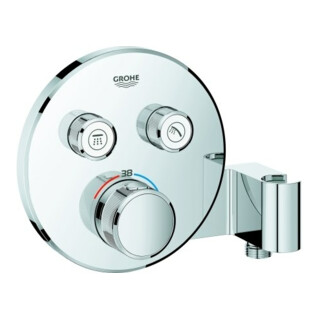 Grohe Fertigset Grohtherm Smartcontrol UP-THM, 2 Absp.vtl., Brauseha., rd, chr