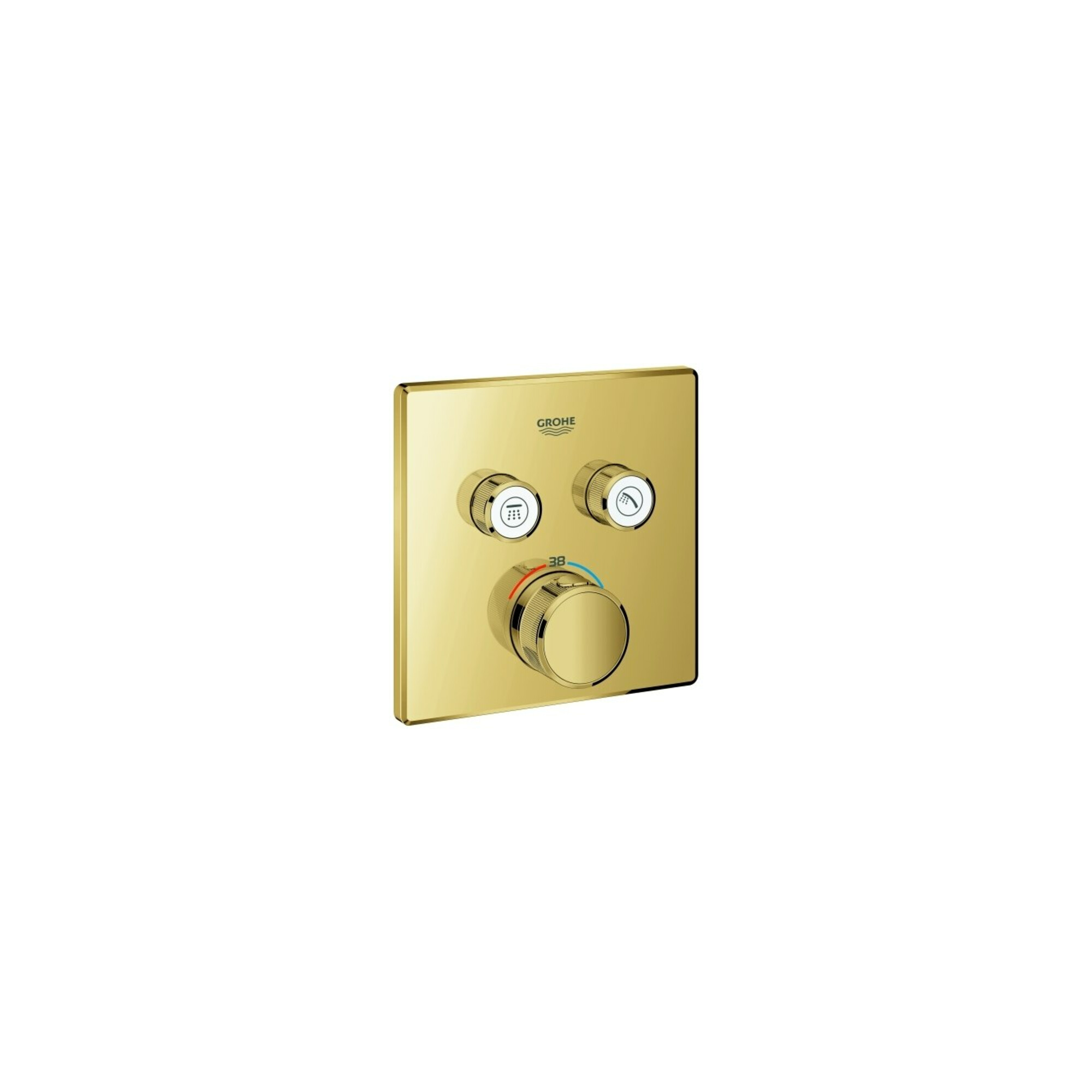 Grohe Fertigset Grohtherm Smartcontrol UP-THM, 2 Absperrventil, eck., C sunrise