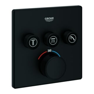Grohe Fertigset Grohtherm Smartcontrol UP-THM, 3 Absperrventil, eck., phantom bla