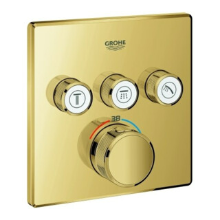 Grohe Fertigset Grohtherm Smartcontrol UP-THM, 3 vannes d'arrêt, angulaires, C sunrise