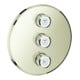 Grohe Fertigset Grohtherm Smartcontrol UP-Ventil, 3-fach, rund, nickel poliert-1