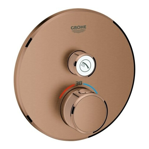Grohe Fertigset Grohtherm Smartcontrol w suns geb., rd, UP-THM, 1 Absperrventil