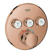 Grohe Fertigset Grohtherm Smartcontrol w suns, rd, UP-THM, 3 Absperrventile